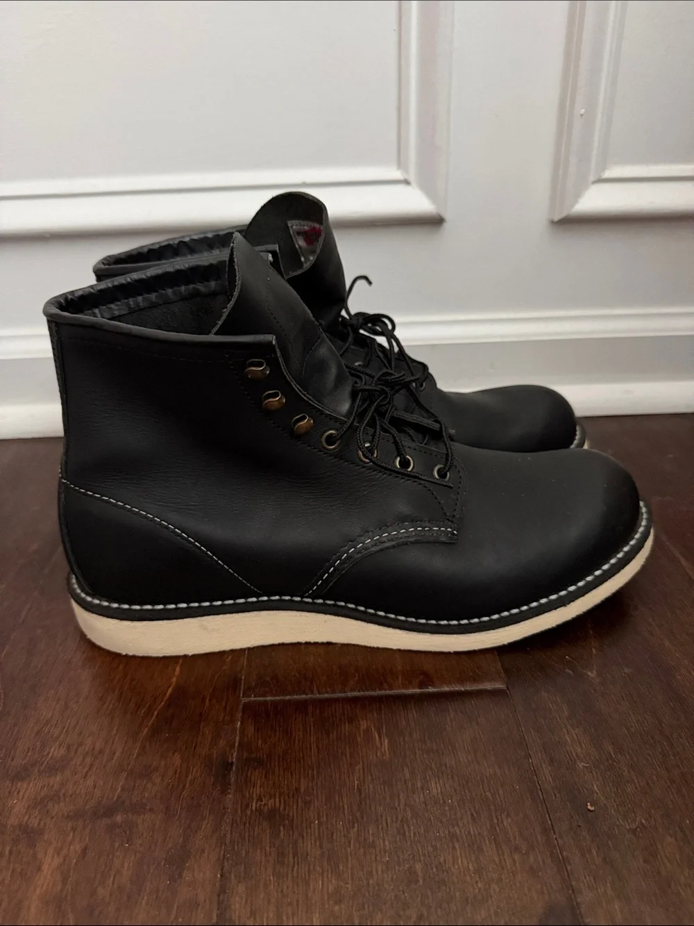 Red Wing 2951 Heritage Work Rover Boot Black Harness Men's Size 10.5 Made In US